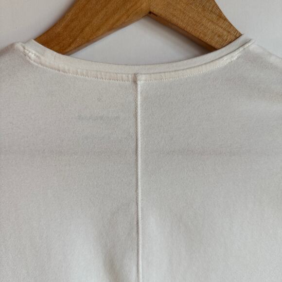 Everlane The Supima Form Crew Neck Tee Medium White Short Sleeve Cotton Jersey - Picture 7 of 13